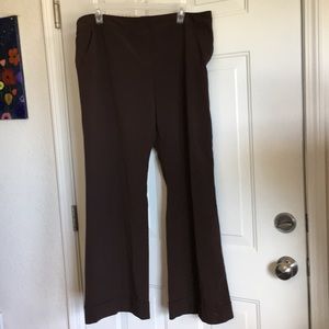 Chocolate pair of slacks with POCKETS